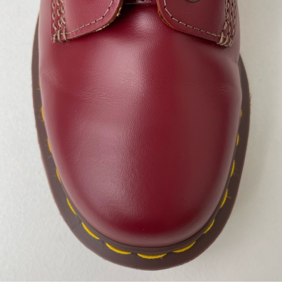Dr. Martens Oxblood Red Quilon Leather 1460 England Lace Up Boots UK 6 - Picture 7 of 16